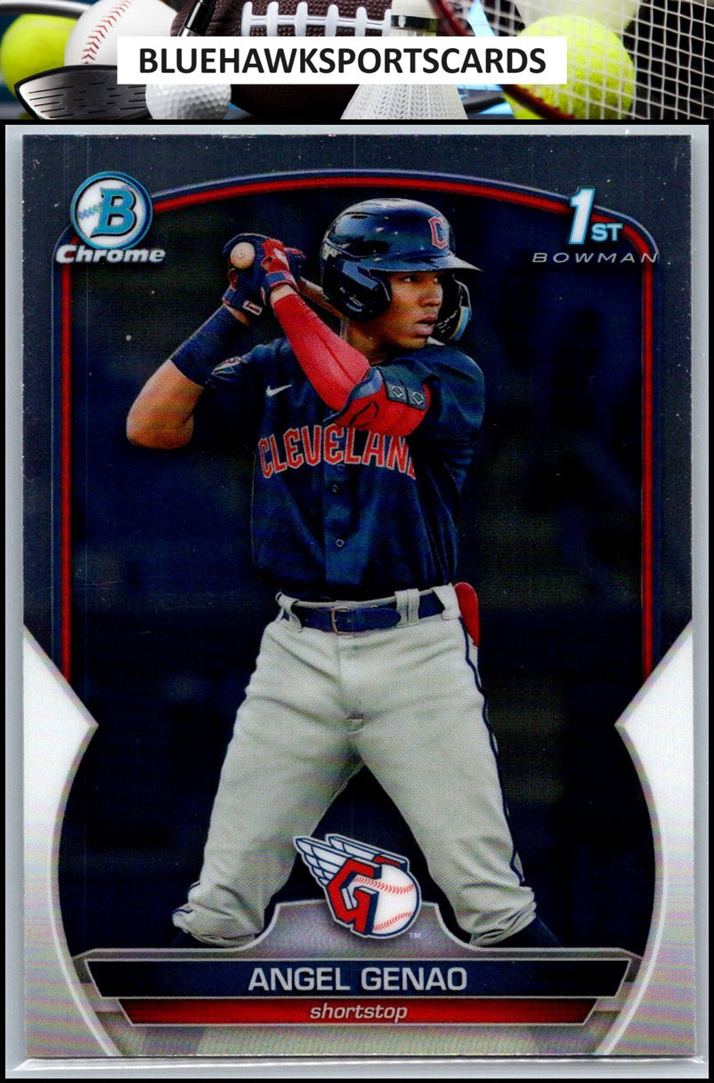2023 Bowman #BCP-140 Angel Genao Chrome Prospects