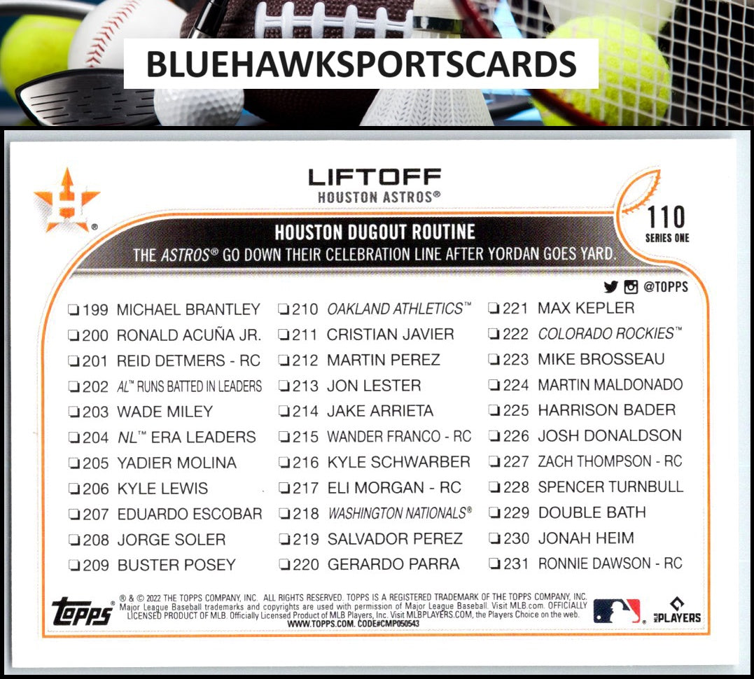 2022 Topps #110 Liftoff