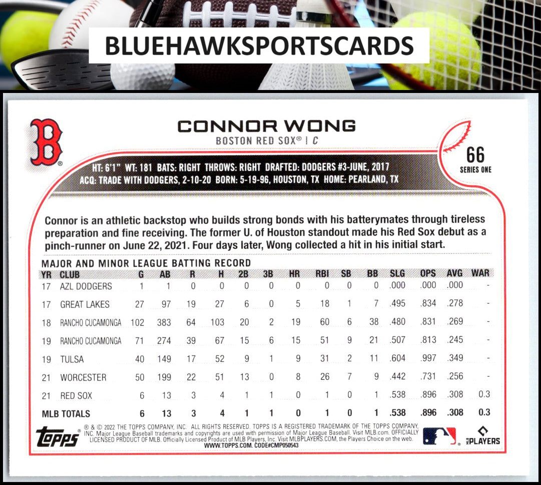2022 Topps #66 Connor Wong