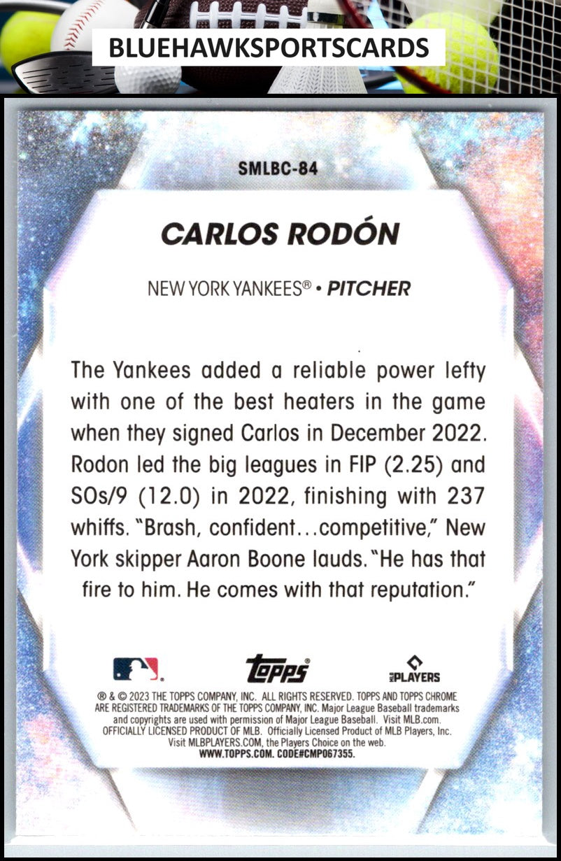 2023 Topps Update #SMLBC-84 Carlos Rodon Stars of MLB Chrome