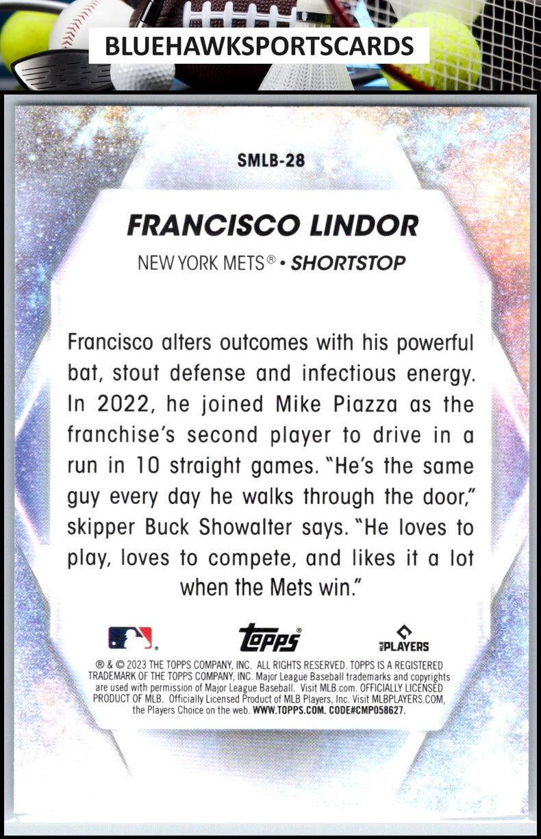 2023 Topps #SMLB-28 Francisco Lindor Stars of MLB