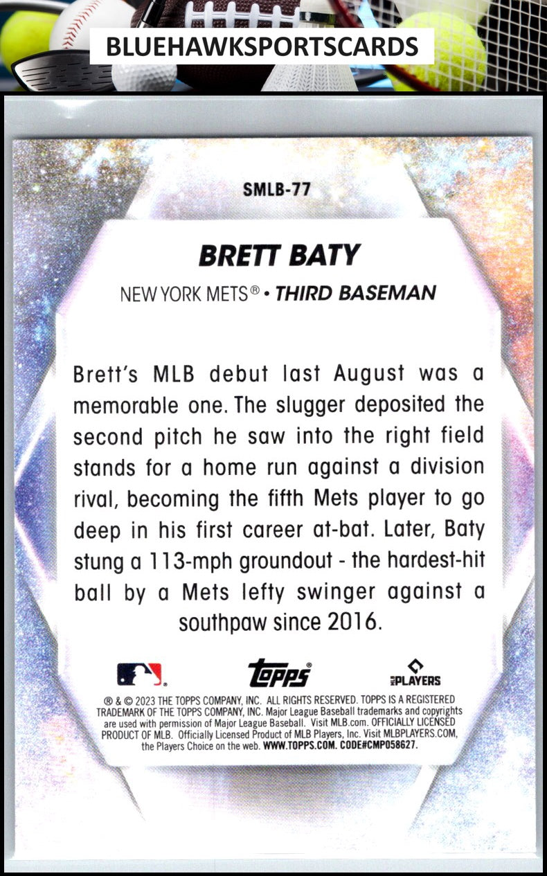 2023 Topps Update #SMLB-77 Brett Baty Stars of MLB