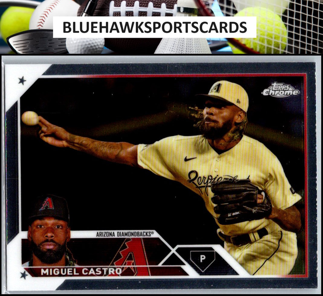 2023 Topps Chrome Update #USC57 Miguel Castro