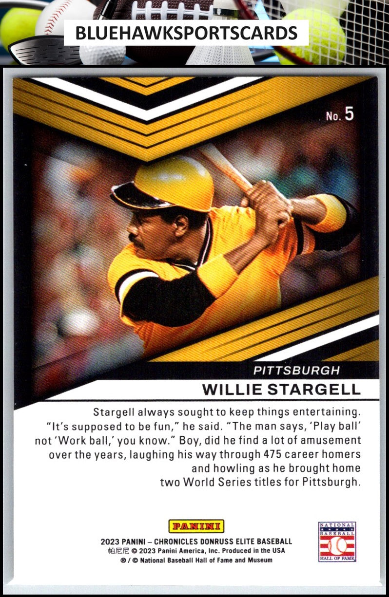 2023 Panini Chronicles #5 Willie Stargell Elite