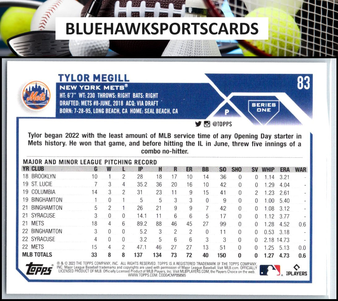 2023 Topps Chrome #83 Tylor Megill