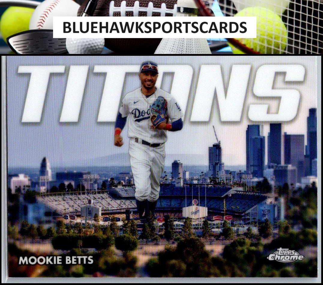 2023 Topps Chrome Update #CT-18 Mookie Betts Titans