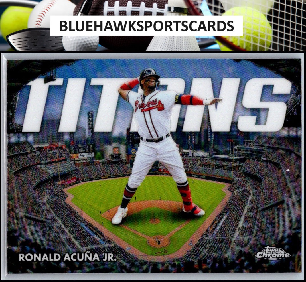 2023 Topps Chrome #CT-5 Ronald Acuña Jr. Titans