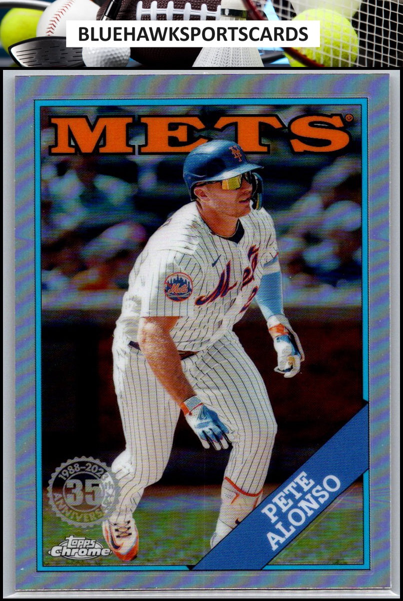 2023 Topps Chrome Update #88CU-4 Pete Alonso 1988 35th Anniversary