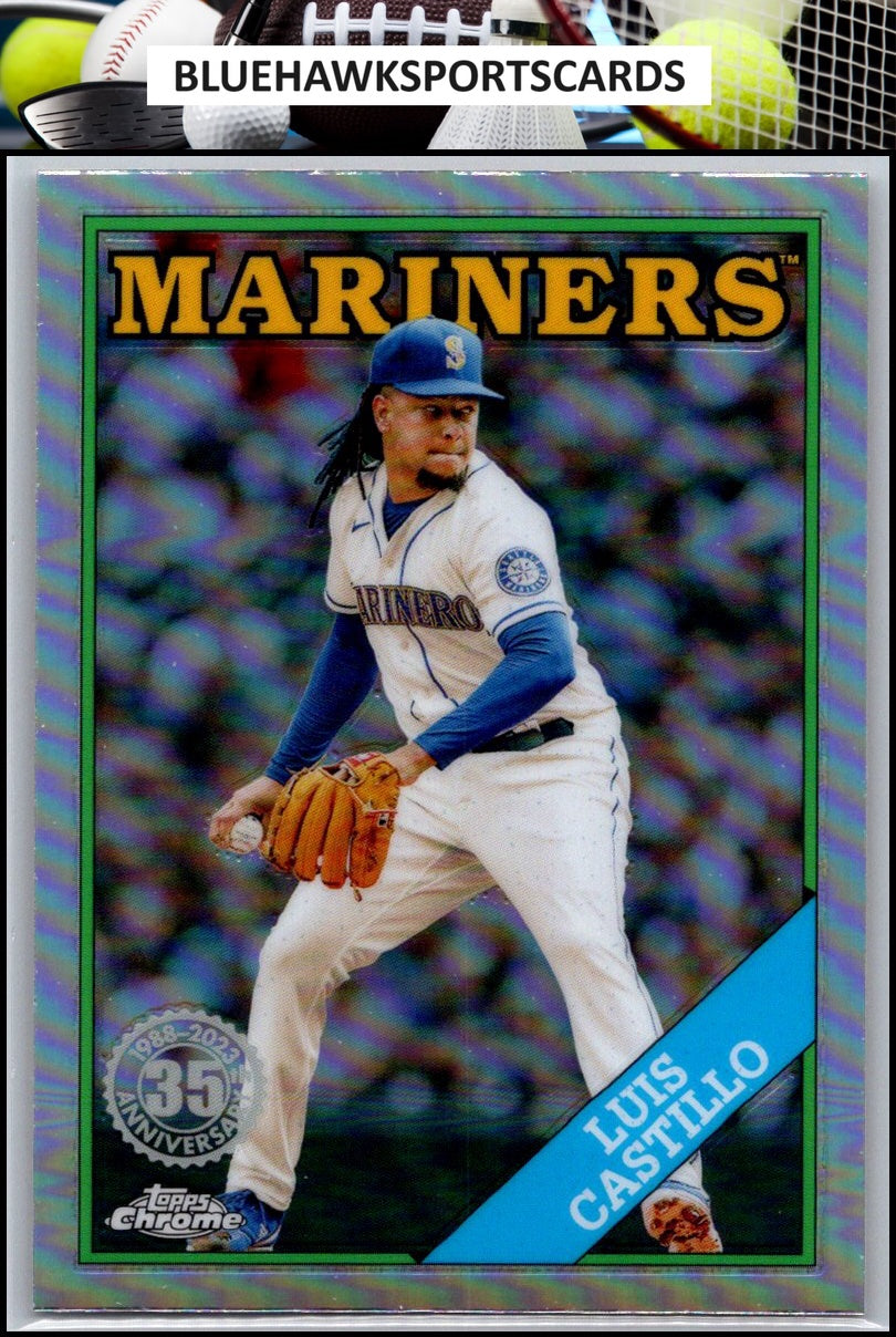 2023 Topps Chrome #88BC-13 Luis Castillo 1988 Topps Baseball 35th Anniversary