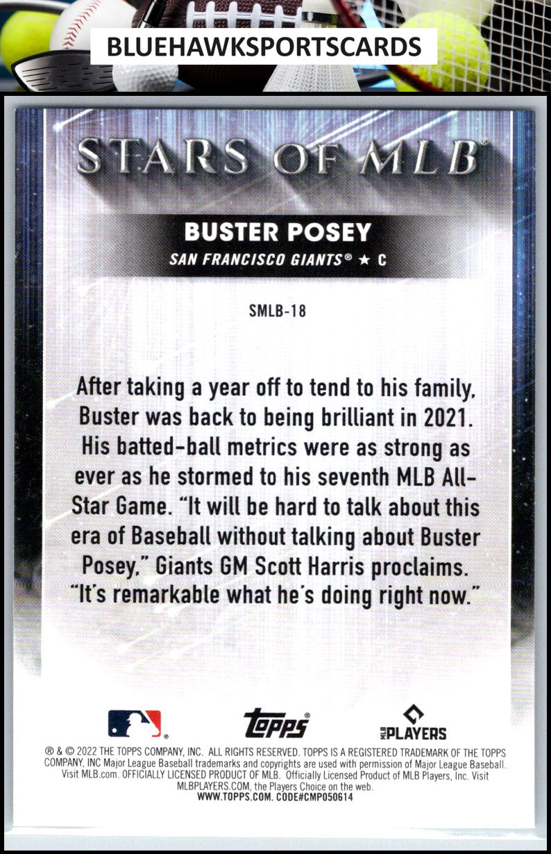 2022 Topps #SMLB-18 Buster Posey Stars of MLB