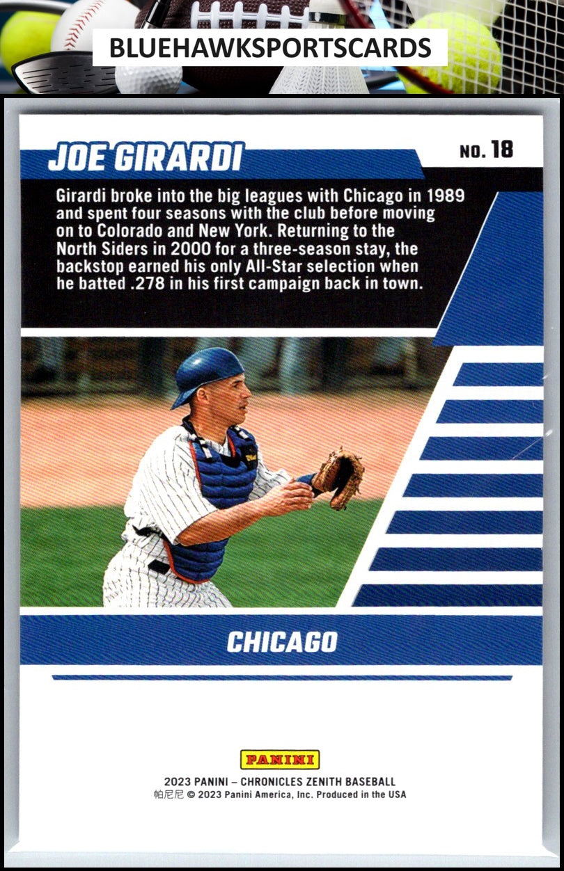 2023 Panini Chronicles #18 Joe Girardi Zenith