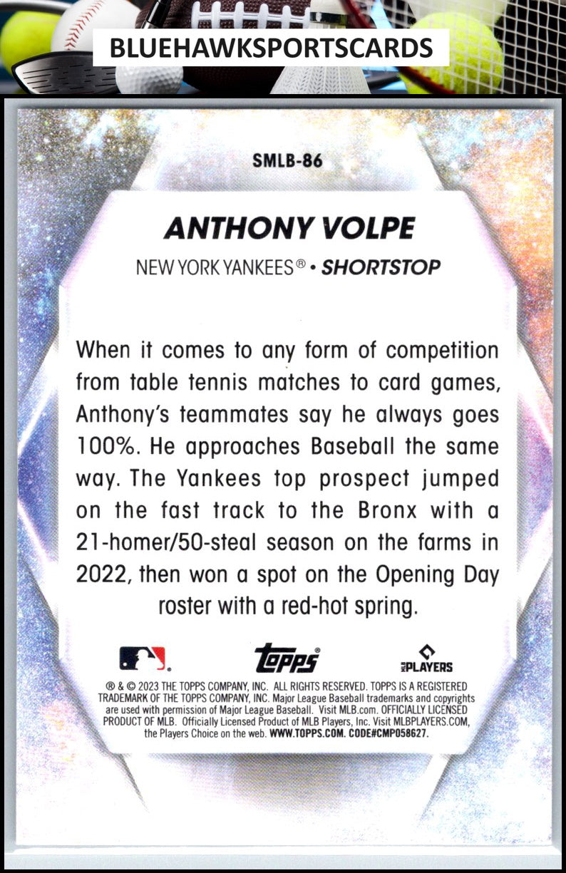 2023 Topps Update #SMLB-86 Anthony Volpe Stars of MLB