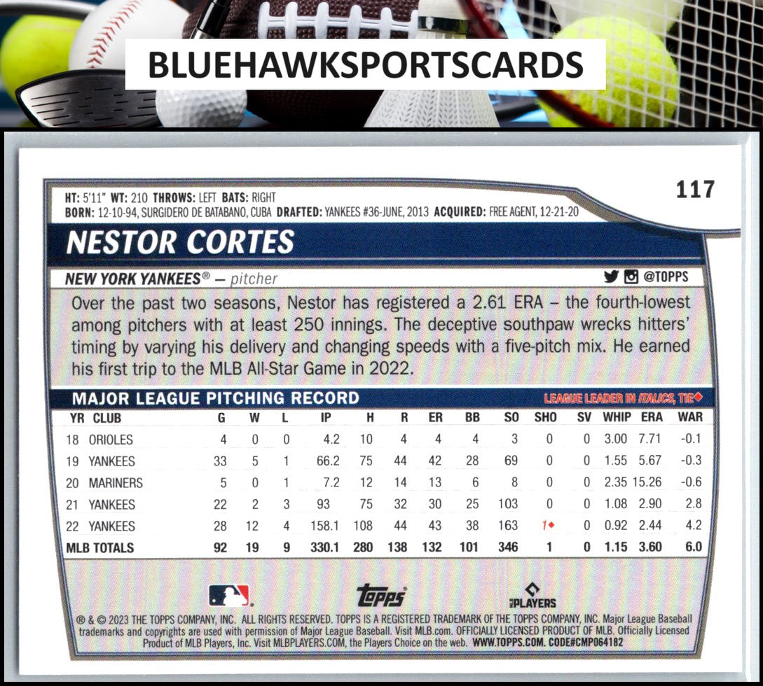 2023 Topps Big League #117 Nestor Cortes
