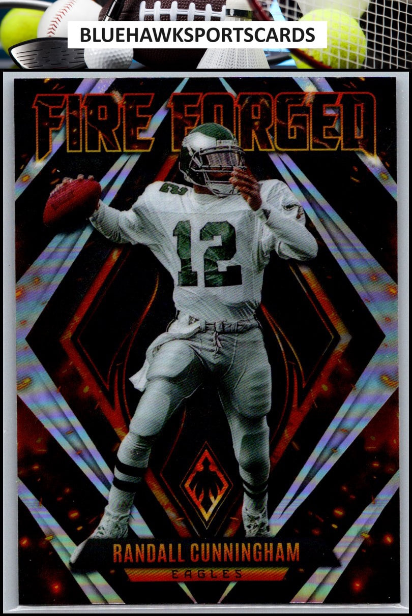 2022 Panini Phoenix #FF-7 Randall Cunningham Fire Forged