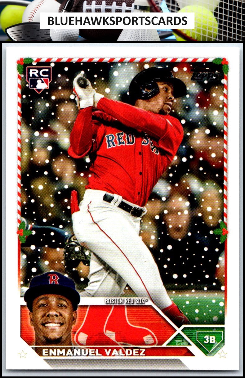 2023 Topps Holiday #H171 Enmanuel Valdez