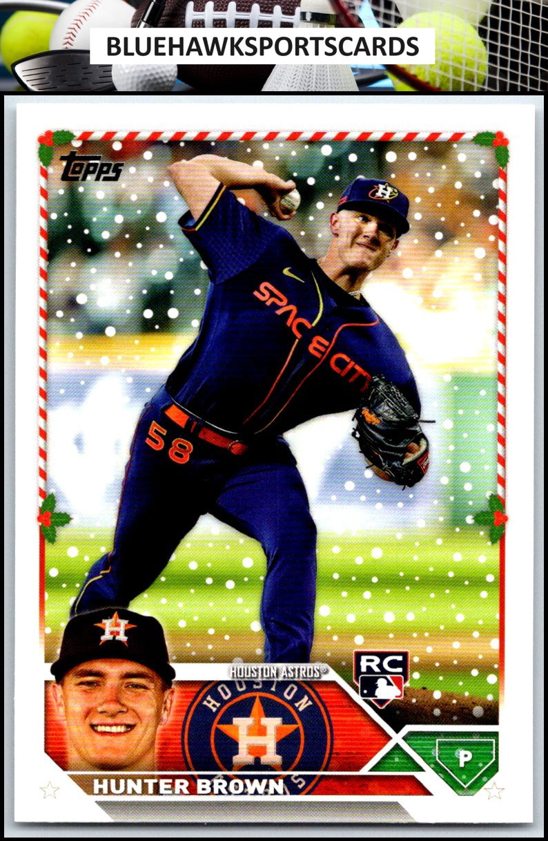 2023 Topps Holiday #H7 Hunter Brown