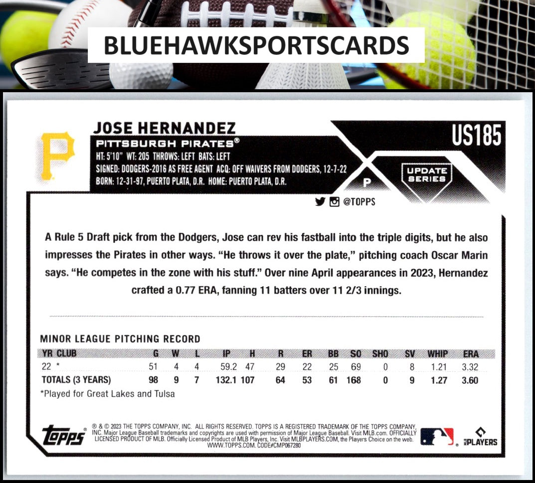 2023 Topps Update #US185 Jose Hernandez
