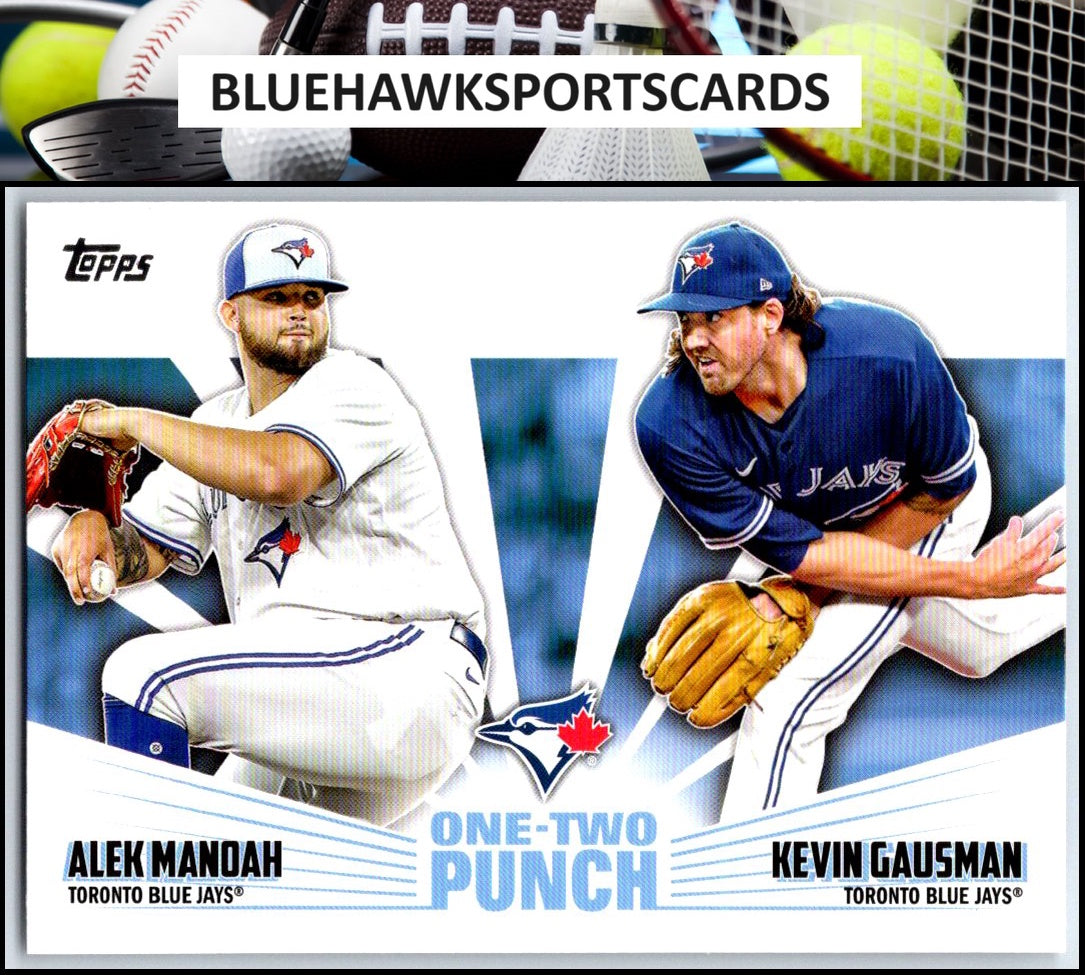 2023 Topps #12P-9 Alek Manoah / Kevin Gausman One-Two Punch