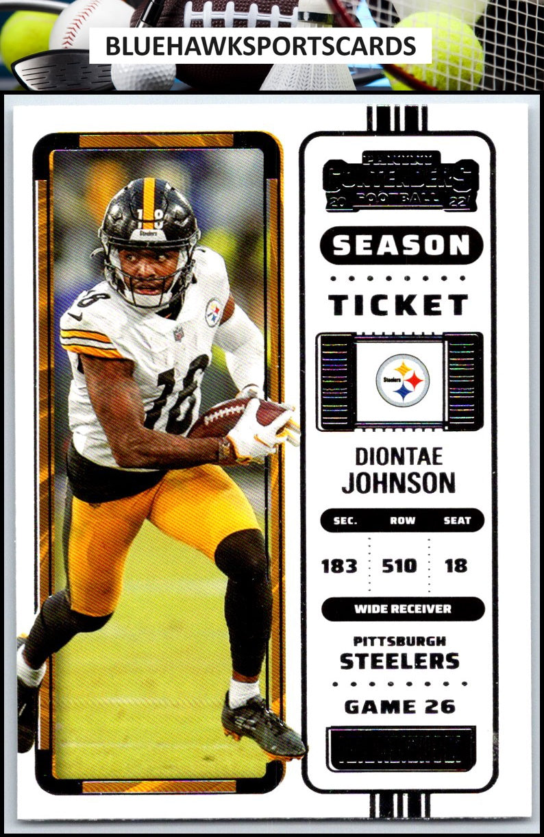 2022 Panini Contenders #96 Diontae Johnson