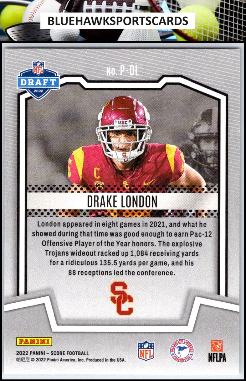 2022 Score #P-DL Drake London PROtential