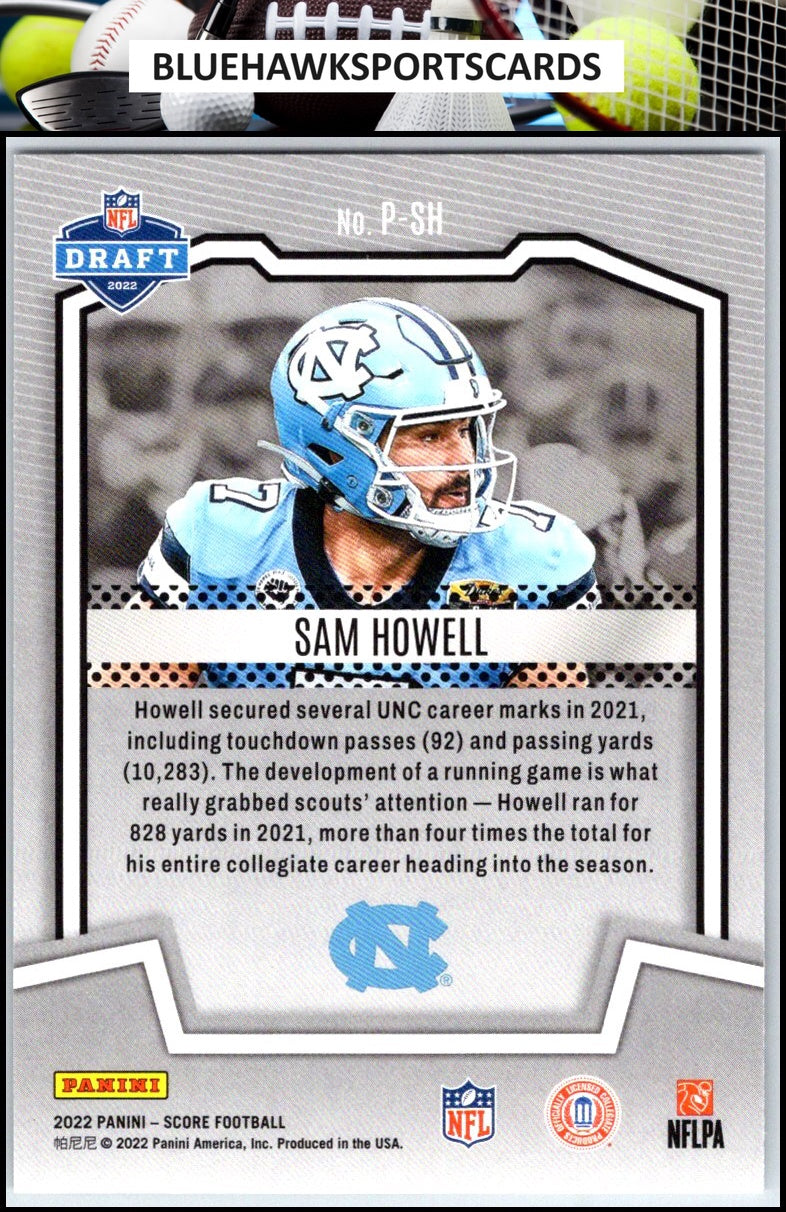 2022 Score #P-SH Sam Howell PROtential