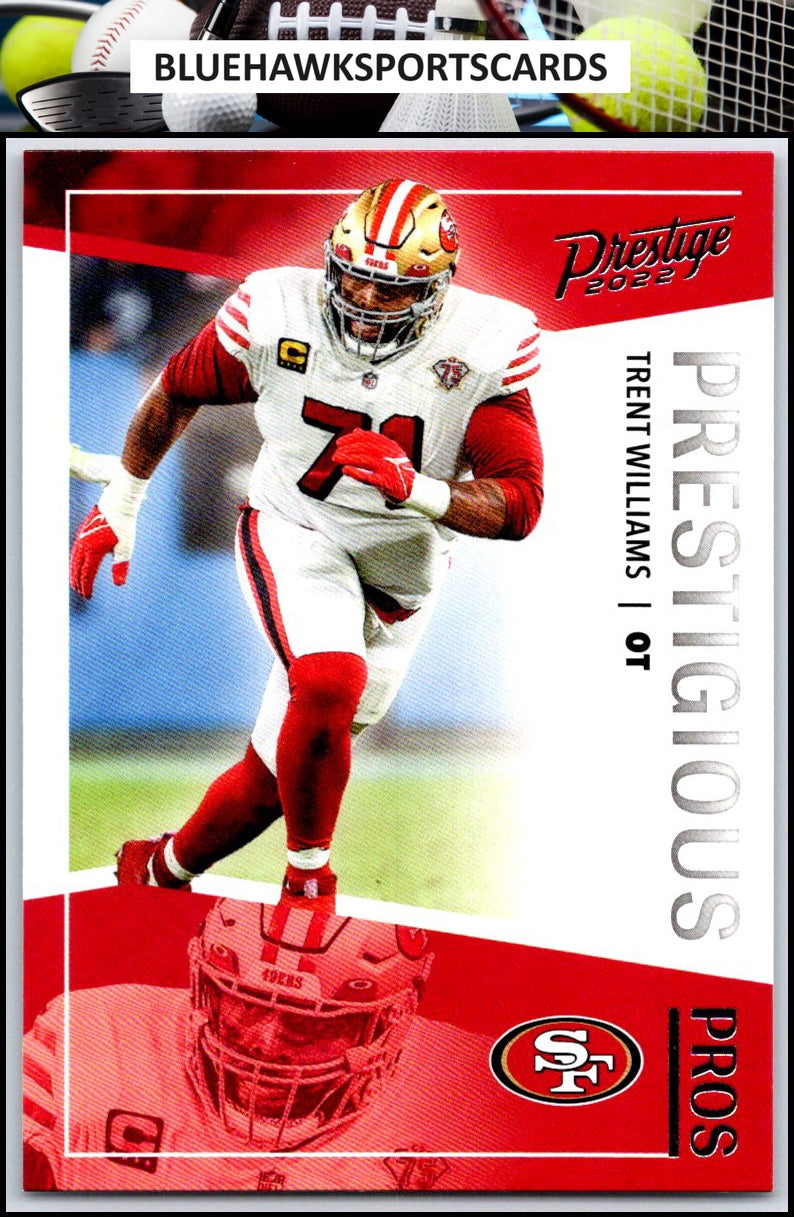 2022 Panini Prestige #PP-22 Trent Williams Prestigious Pros