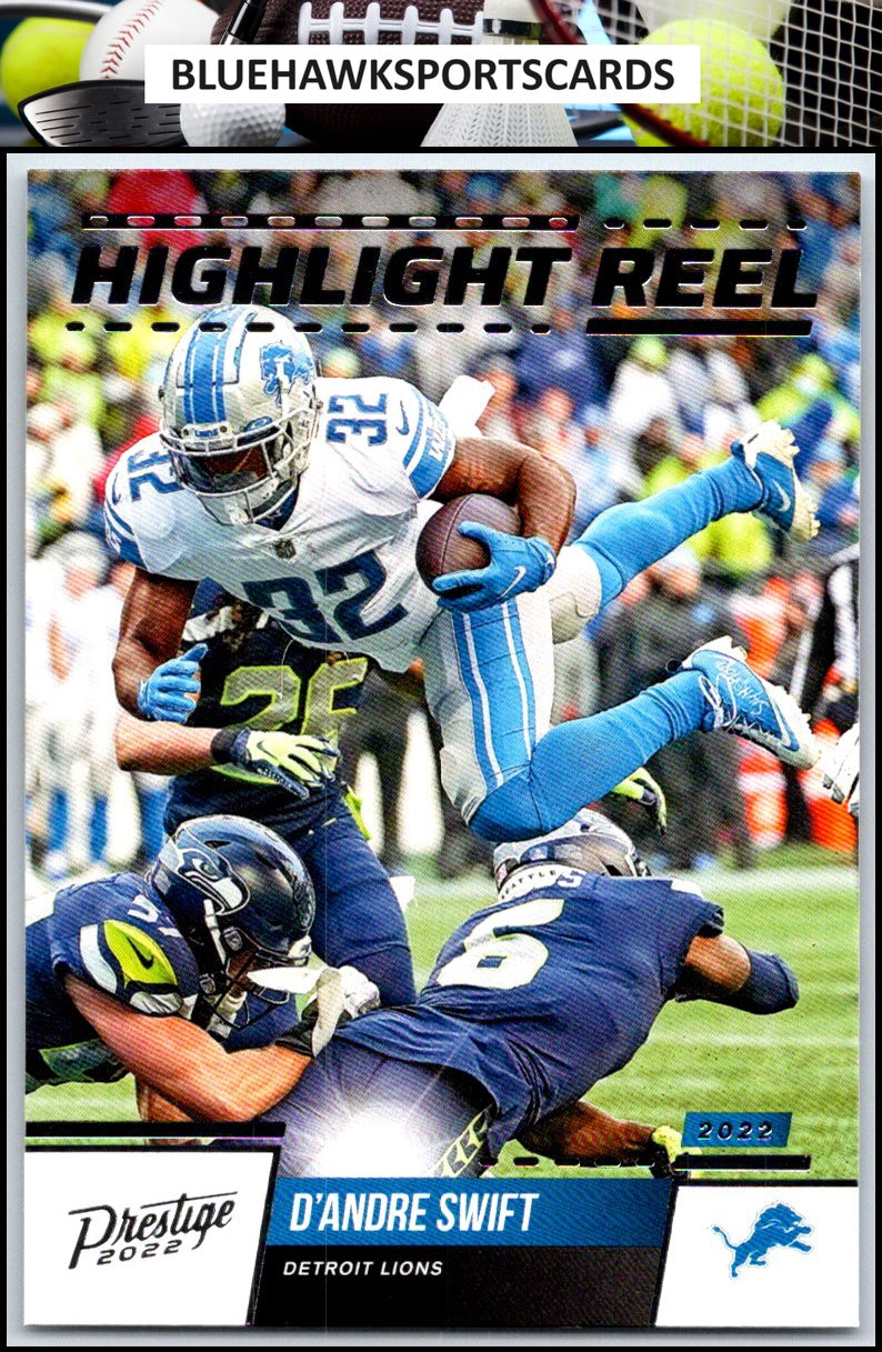 2022 Panini Prestige #HR-16 D'Andre Swift Highlight Reel