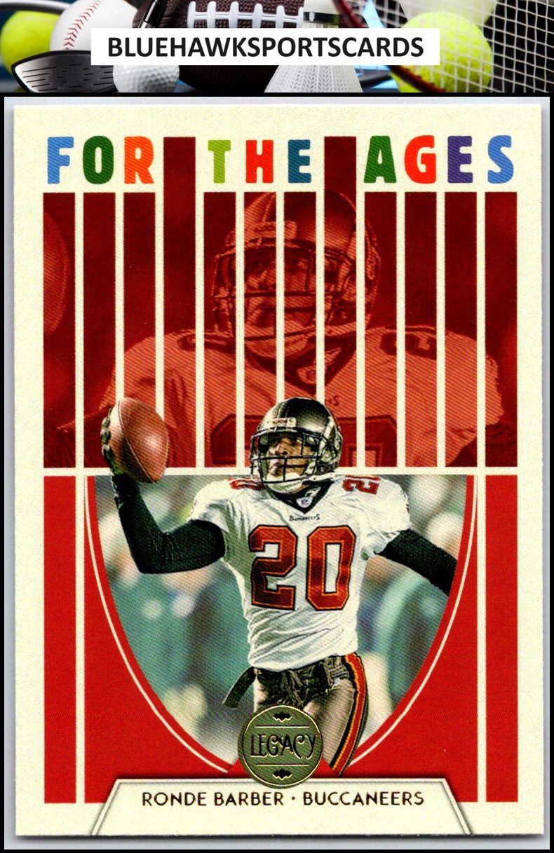 2022 Panini Legacy #FA-3 Ronde Barber For the Ages