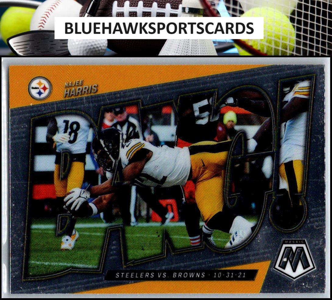 2022 Panini Mosaic #B-8 Najee Harris Bang!