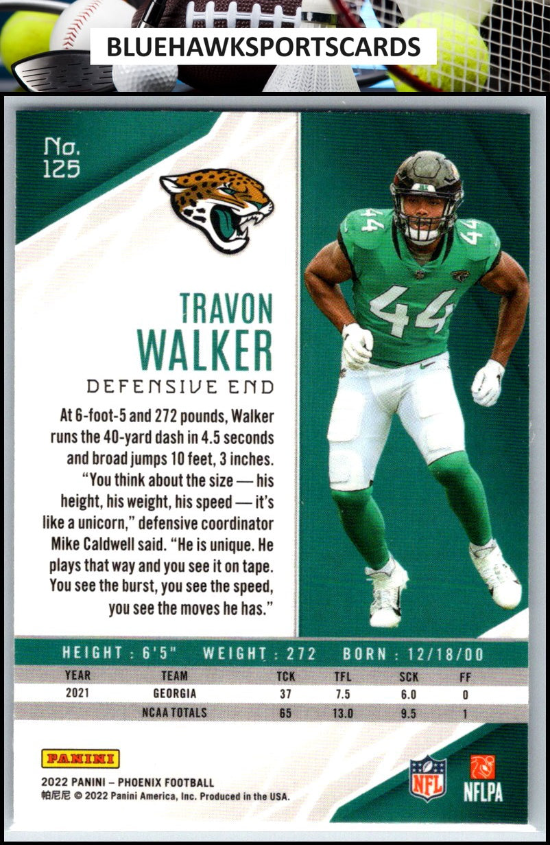 2022 Panini Phoenix #125 Travon Walker