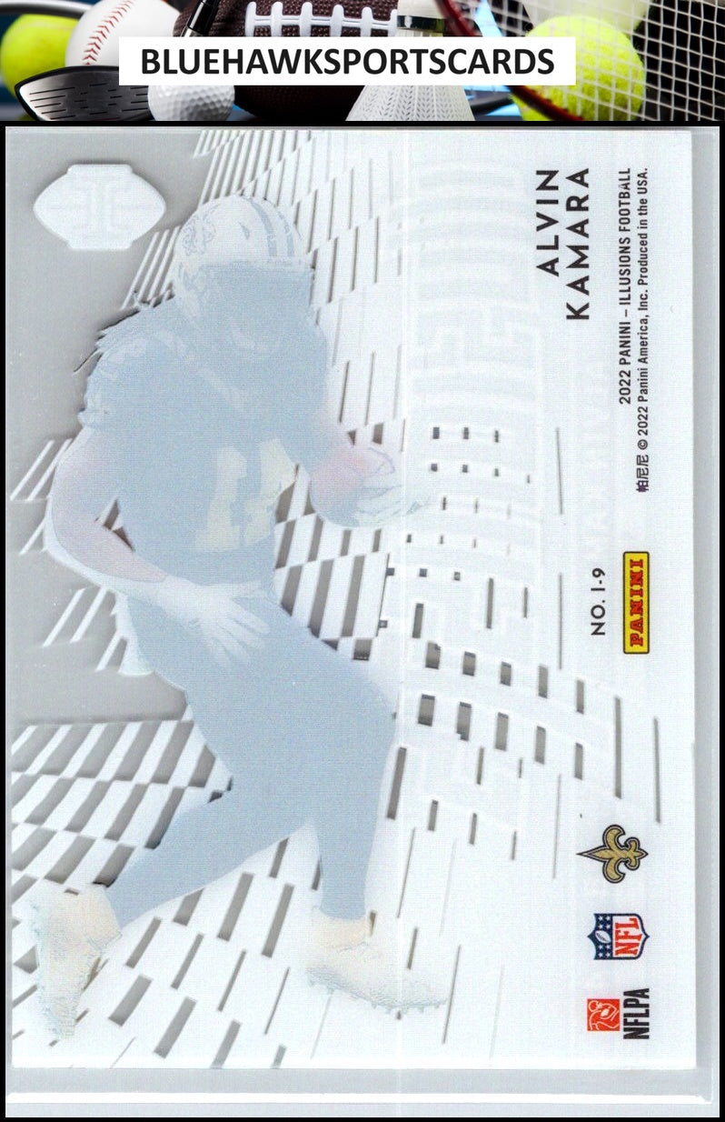 2022 Panini Illusions #I-9 Alvin Kamara Illusionists