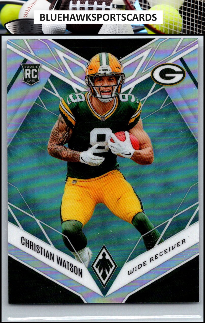 2022 Panini Phoenix #119 Christian Watson Teal #/150