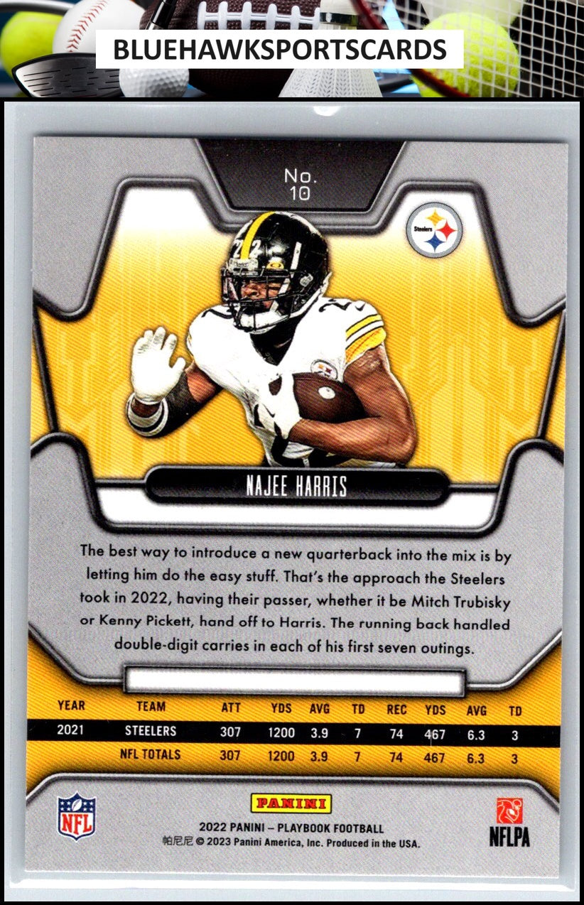 2022 Panini Playbook #10 Najee Harris