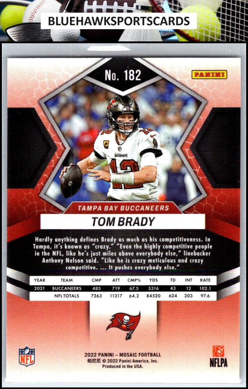 2022 Panini Mosaic #182 Tom Brady