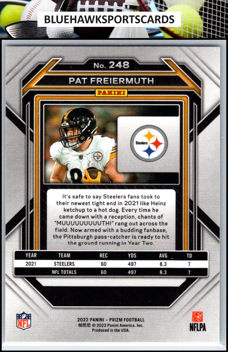 2022 Panini Prizm #248 Pat Freiermuth