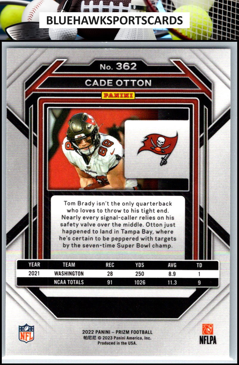 2022 Panini Prizm #362 Cade Otton