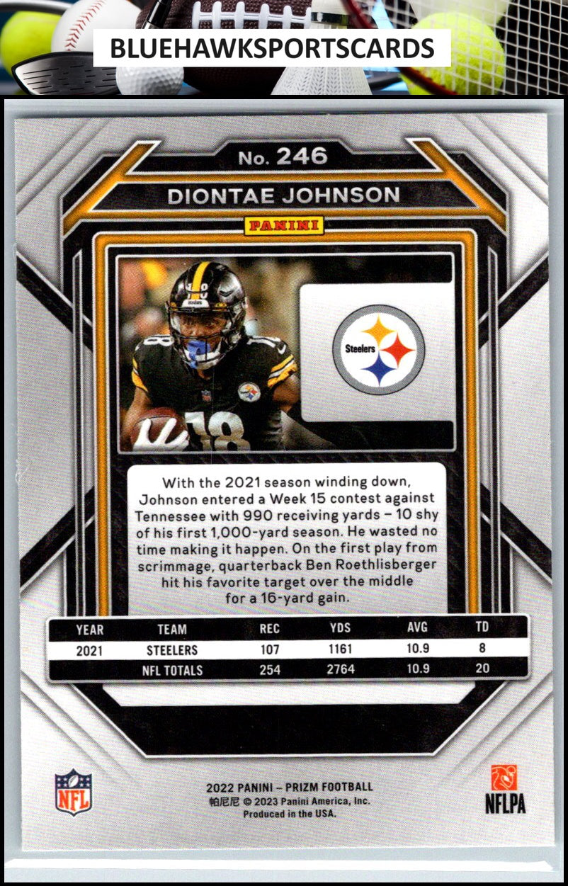 2022 Panini Prizm #246 Diontae Johnson
