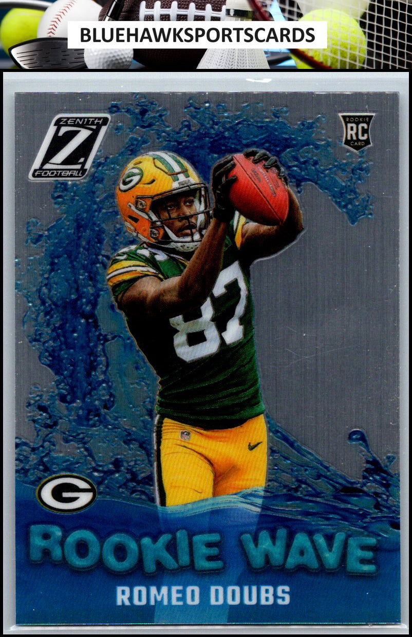 2022 Zenith #RW-RD Romeo Doubs Rookie Wave