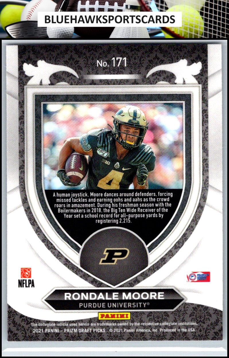 2021 Panini Prizm Draft Picks Collegiate #171 Rondale Moore