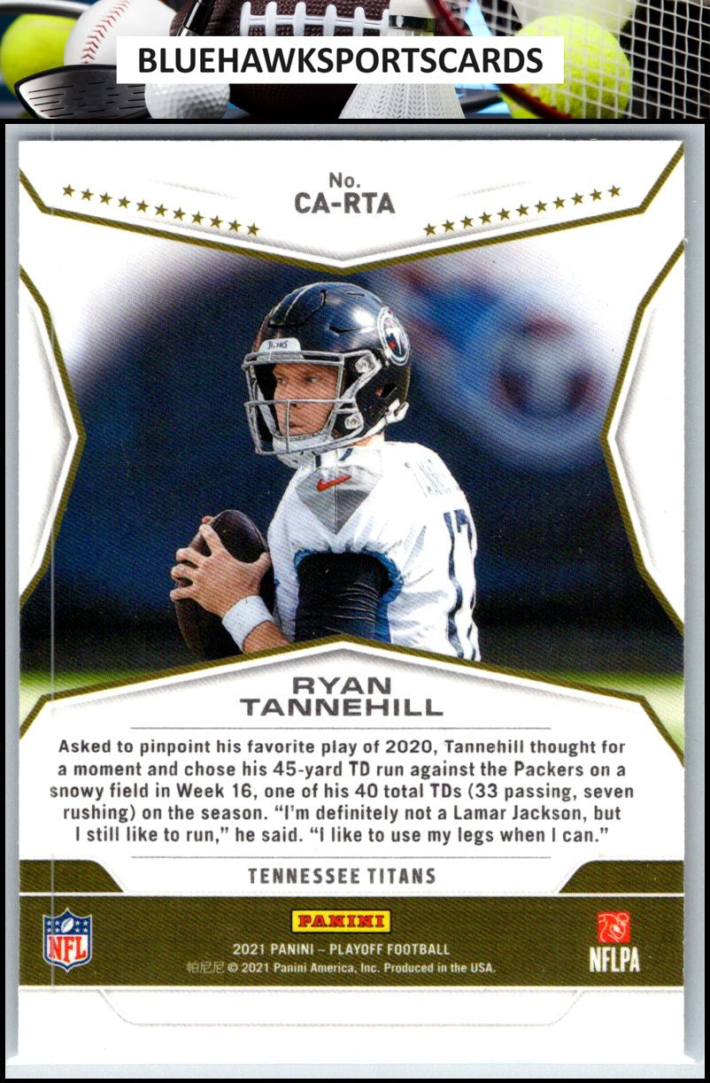 2021 Panini Playoff #CA-RTA Ryan Tannehill Call to Arms