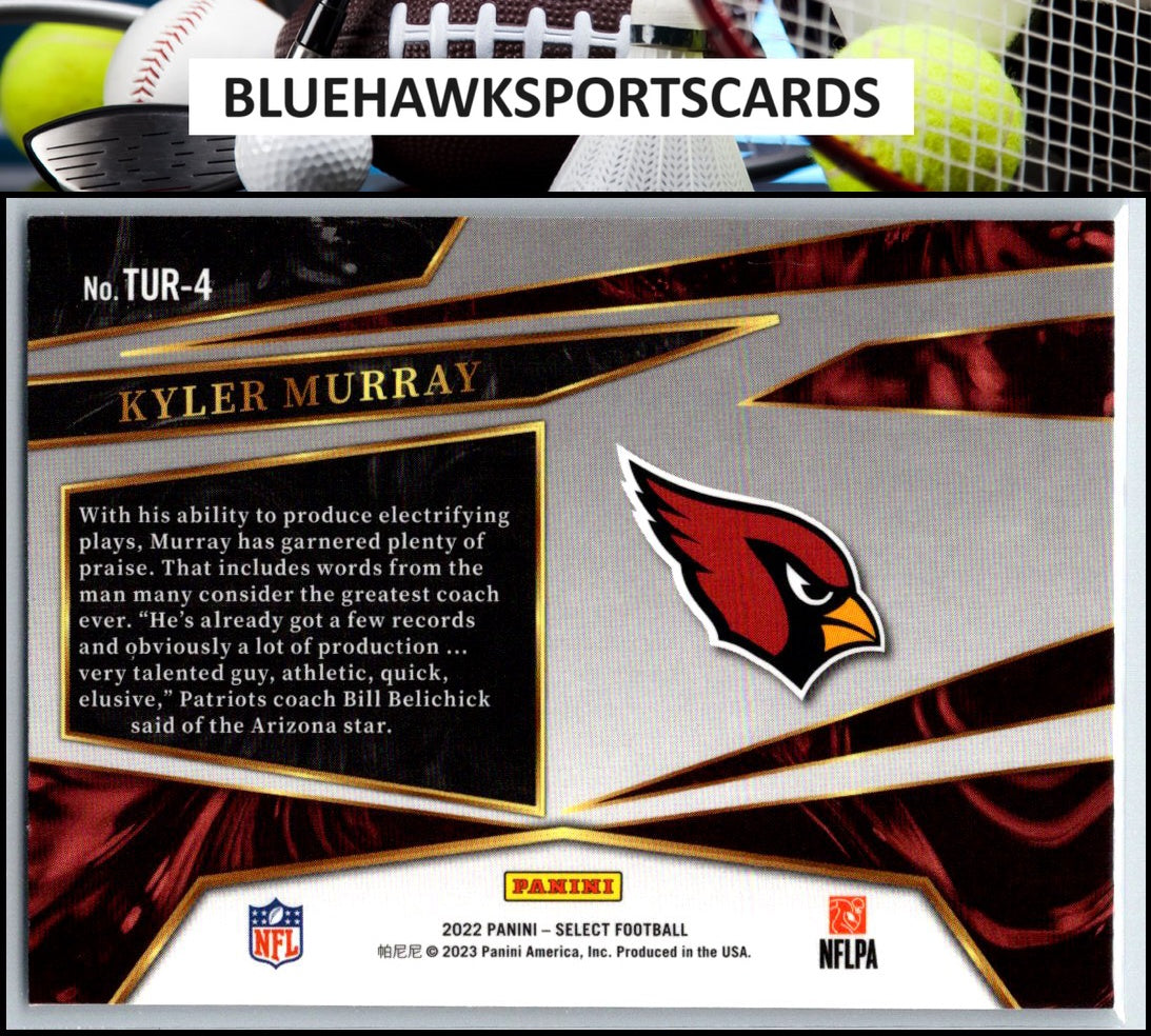2022 Panini Select #TUR-4 Kyler Murray Turbocharged