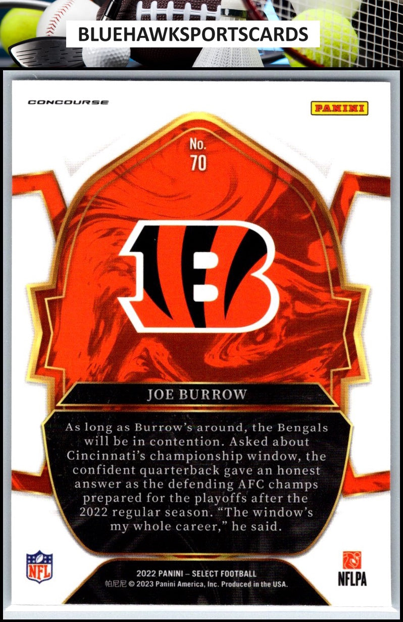2022 Panini Select #70 Joe Burrow