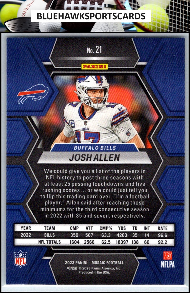 2023 Panini Mosaic #21 Josh Allen