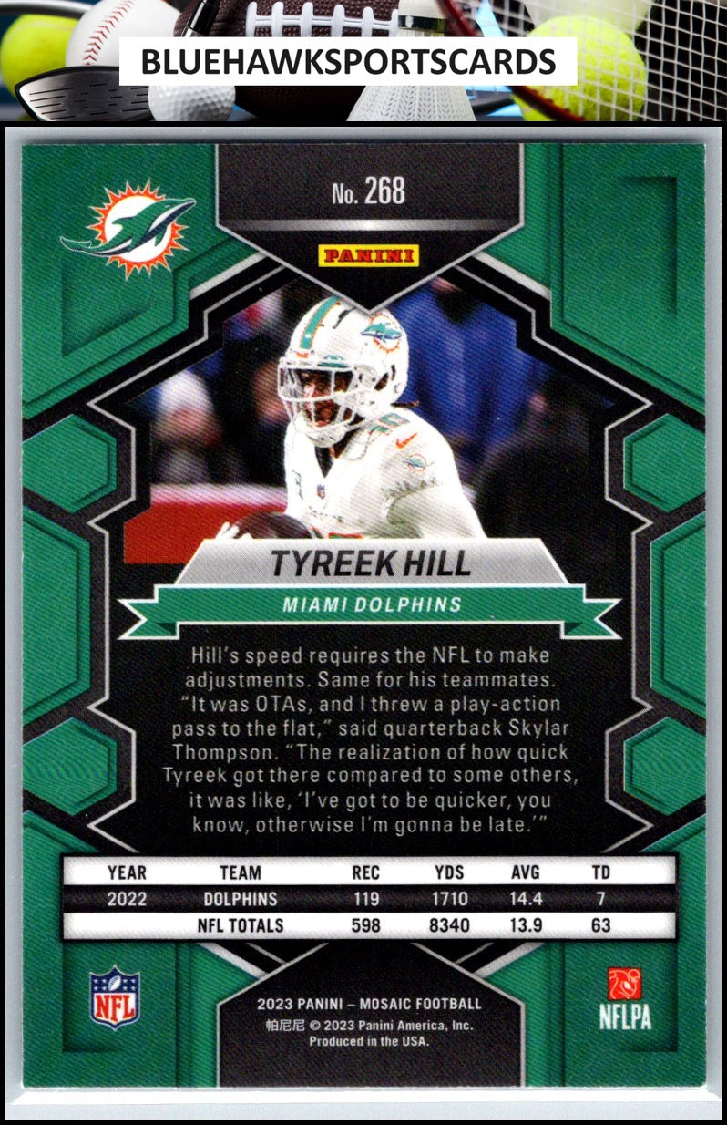 2023 Panini Mosaic #268 Tyreek Hill