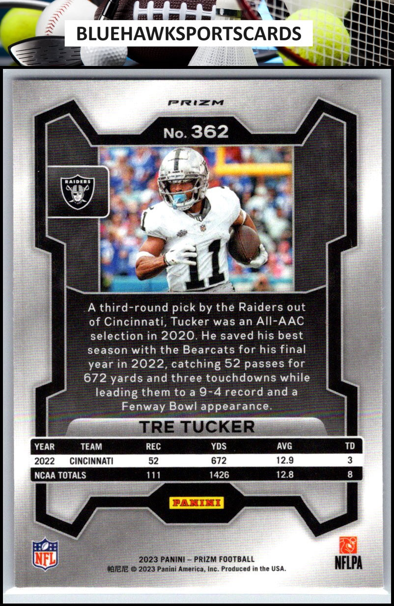 2023 Panini Prizm #362 Tre Tucker Pink