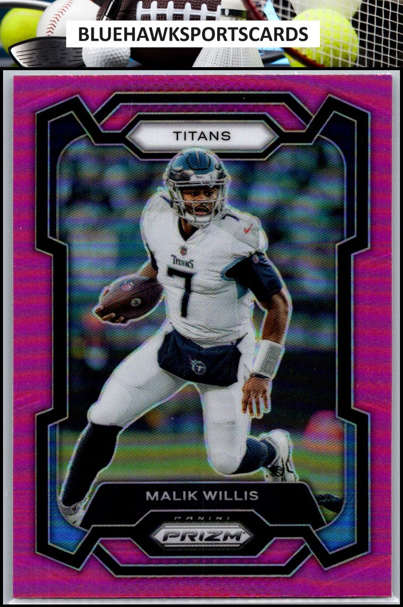 2023 Panini Prizm #289 Malik Willis Pink