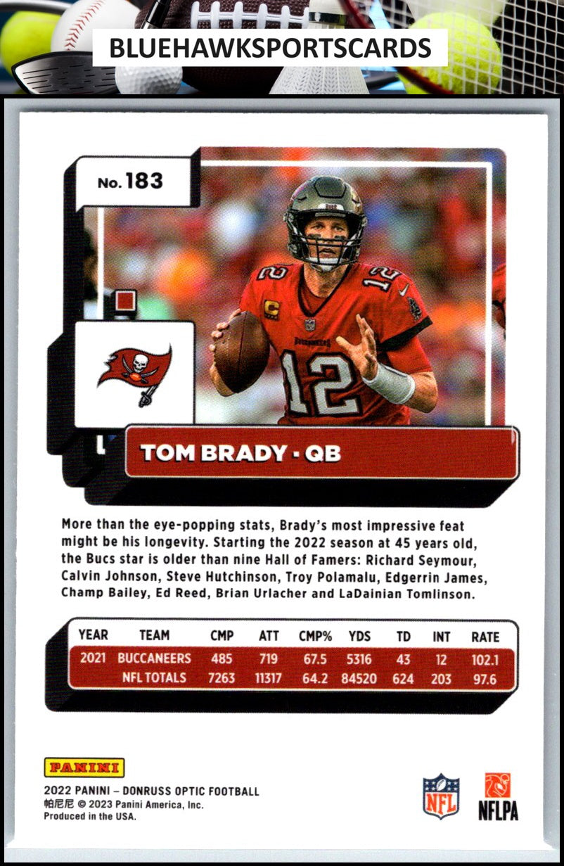 2022 Donruss Optic #183 Tom Brady