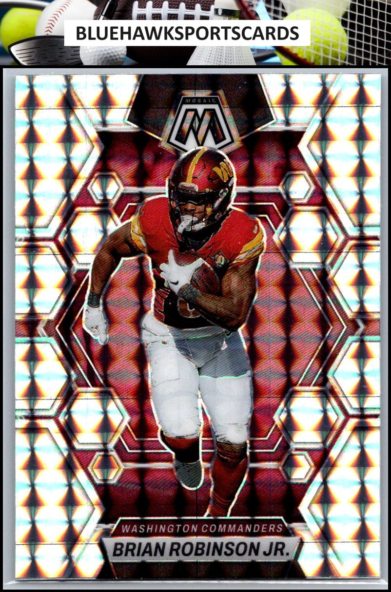 2023 Panini Mosaic #244 Brian Robinson Jr. Mosaic