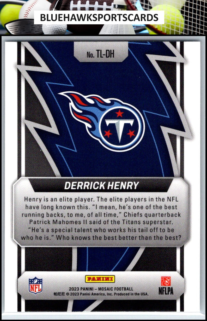 2023 Panini Mosaic #TL-DH Derrick Henry Thunder Lane