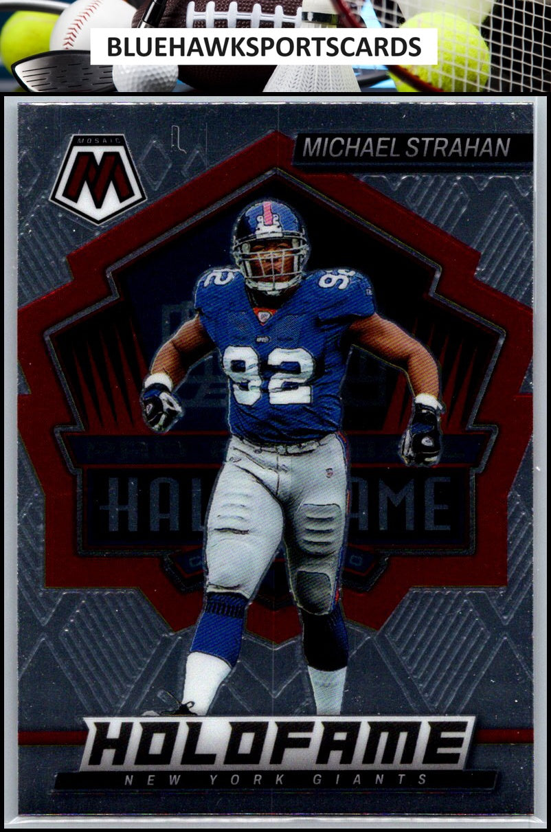 2022 Panini Mosaic #HF-17 Michael Strahan HoloFame